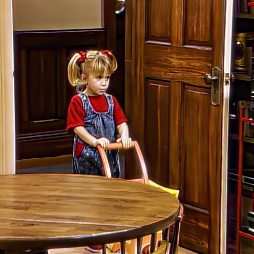 They tried hiding the wall hole with posters — Danny saw right through it #FullHouse #DJTanner #StephanieTanner #DannyTanner #UncleJesse