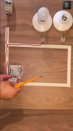 🧐How to install a single switch ? Comment installer un interrupteur simple allumage ? #shorts
