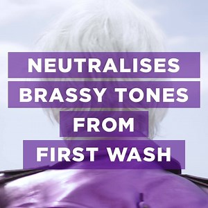 Love your silver hair? Say no to brassiness with NEW Elvive Purple Shampoo & Conditioner 💜. Our caring formulas neutralise brassy tones from the first wash while leaving hair feeling nourished. #gopurple | L'Oréal Paris