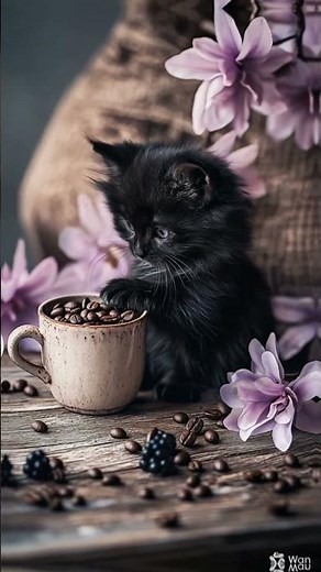 This Cat Found the Coziest Spot — Inside a Coffee Mug! Soft, Warm, and Adorable