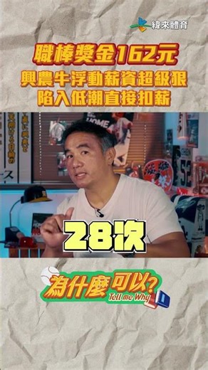【為什麼可以？】職棒獎金 162 元怎麼來的!? 興農牛「浮動薪資」制度超狠｜EP8 預告