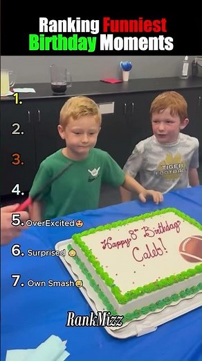 Ranking funniest Birthday Moments 😭😭😭