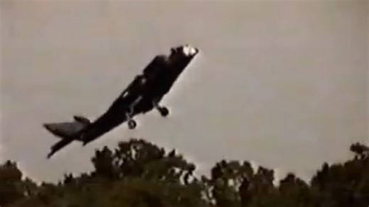 America’s stealth fighter fell over a neighborhood