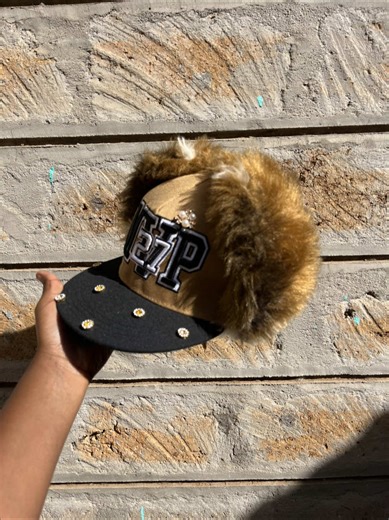 Custom Snapback Hats with Fur Accents