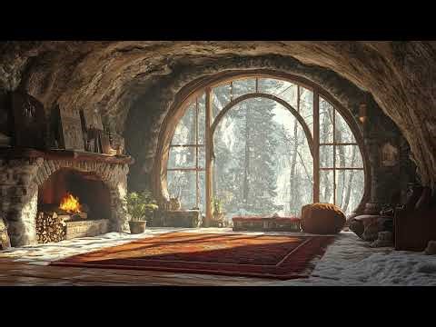 Serene Shores: Gentle Ocean Waves and Whispering Wind Chimes for Deep Relaxation