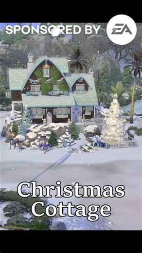 Snowy ❄️ Christmas Cottage - Sims 4 Build Tour!