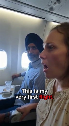 First Flight? ✈️ His Response is Gold!