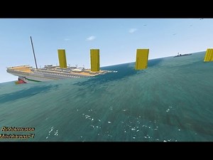 Sinking the Britannic! From the Depths (Minecraft design)