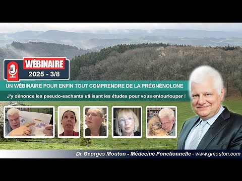 UN WÉBINAIRE POUR ENFIN TOUT COMPRENDRE DE LA PRÉGNÉNOLONE