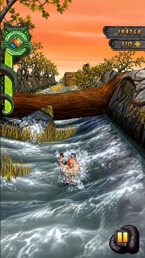 Temple Run 2 Water Slide Challenge! 🌊🔥 #TempleRun2 #Shorts
