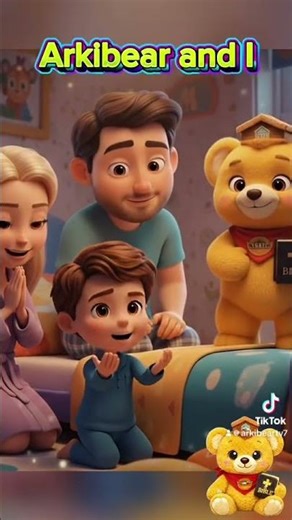 Bedtime Prayer for Kids 🌙 | Pray with Jake & Arkibear Before Sleep 🧸✨