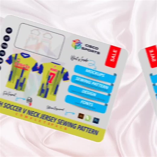 Soccer Jersey & Shorts Sewing Pattern Bundle: 16  PDF Templates (digital Download) - Etsy