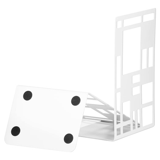 Sujetalibros INNÔPLUS, metal, arte abstracto resistente, 18,5 x 12,5 x 9 cm | Bodega Aurrera en línea