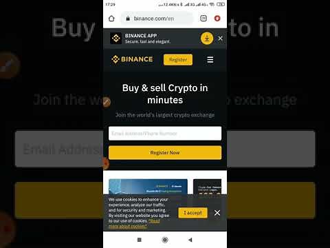 How to get your Binance Api key and secret Key