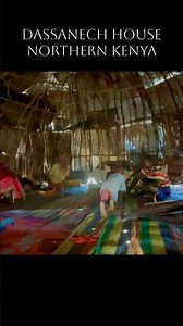 Inside A Traditional Dassanech Nomad Hut! 🇰🇪🛖 #tribe #dassanech #nomadlife