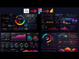 POWER BI DASHBOAD DESIGN USING AI | Midjourney, Figma