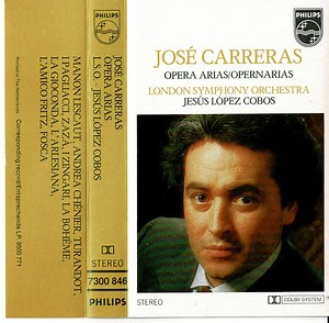 José Carreras, London Symphony Orchestra, Jesús López Cobos - Opera Arias = Opernarias