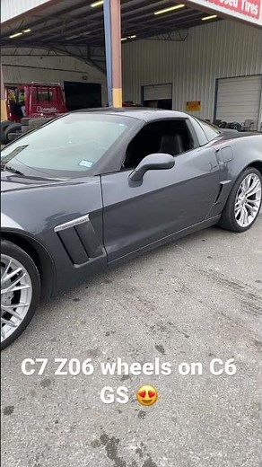 C7 Z06 wheels on C6 Grand Sport