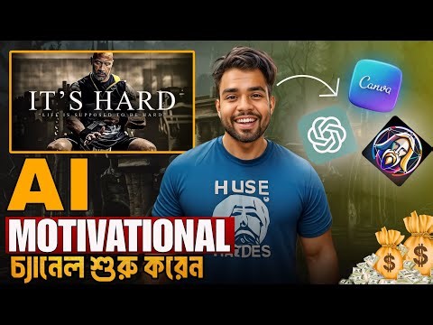 Create viral Motivational Video Using Free ai Tools Bangla. ফেসলেস মোটিভেশনাল চ্যানেল বানিয়ে ইনকাম।