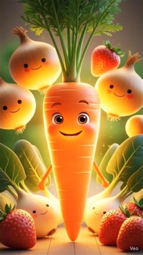 #Cute_3D_cartoon_vegetables #cartoon_vegetables