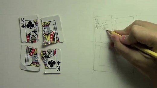 Dessin d'une carte à jouer