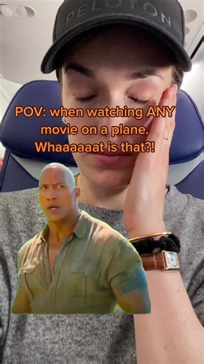 Airplane Movie Watching: What's That?!