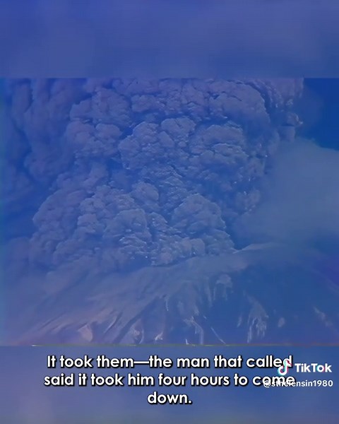 Mount St. Helens in 1980 on TikTok