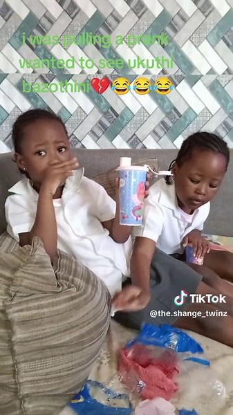 The Shange Twins' Hilarious Prank Reaction