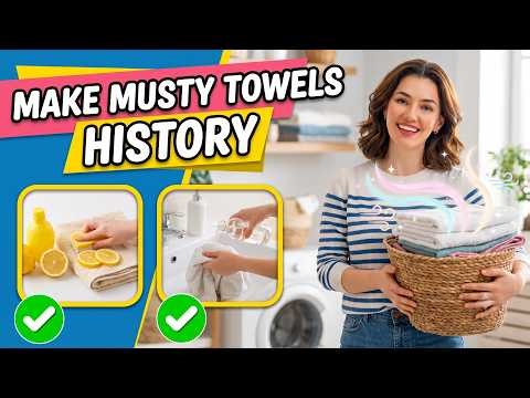 Stinky Towels? 😱Try This Easy Trick to Make Them Smell Fresh Again