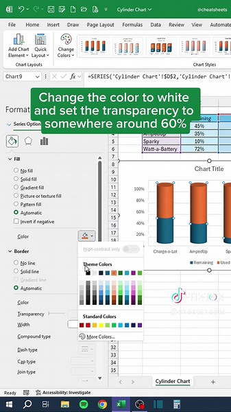 Excel Cylinder Chart Tutorial: Easy Steps & Tips