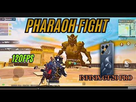 INFINIX GT 20 PRO 5G bgmi PHARAOH Mode😍 fps test