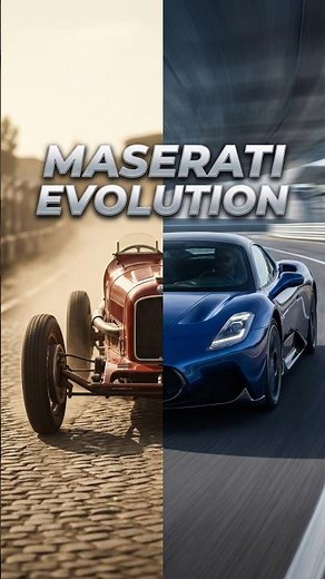 Maserati Evolution (1926–2024) | From Tipo 26 to MC20 Supercar #maserati