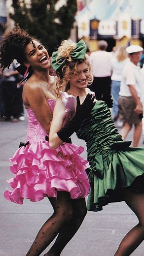 CALLING ALL 80S BABIES. What did you wear to PROM???? IS THE BOW IN THE HAIR IMPERATIVE? Does it go on the hip? Hair half up or down??? Pastels? Hot pink??? Bubble dress or dropped waist??? Black hose or white hose??Also, incase you weren’t aware there is an 80s prom party at @dragoncon and @_valentinemoon_ and I shall be there!! As with the entire con, if you see us please stop and say hi 🥹🥹 I have friendship bracelets and ribbons! | Asta Darling