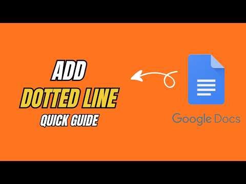 How to Add a Dotted Line in Google Docs (2026) — Quick & Easy