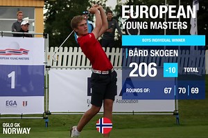 14 reactions | Next in our 2017 Champions Review series, England won the team event of the European Young Masters at Oslo GK, Norway! Lily-May Humphreys claimed the girls individual event and Bard Skogen claimed the boys event. The championship will be held in Oslo once again this year! | European Golf Association | Facebook