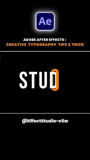 Creat Minimal Shape Text Animation in Adobe After Effects #viral #adobeaftereffects #motiongraphics