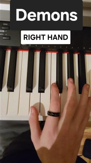Demons Piano Tutorial #piano #pianotutorial #demons
