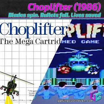 Choplifter (1986): Even Superman could not resist! #RetroGaming #Choplifter #Sega #MasterSystem