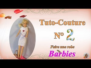📍 Tuto couture N°2 | 👗 Coudre une robe Barbie (avec une chaussette méthode 1)