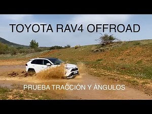 Toyota RAV4 Hybrid offroad (TRACTION TEST / INPUT AND OUTPUT ANGLE)