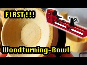 Our First Selfmade Woodturning Bowl Einhell Drechselbank TC-WW 1000 #diy #DoItYourSelf #simple