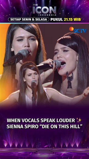 Penampilan dari Sienna Spiro yang terlalu indah untuk dilewatkan! 🥹 Saksikan The Icon Indonesia, setiap Senin-Selasa, pukul 21.15 WIB, hanya di SCTV! The Icon Indonesia, Your Voice, Your Icon! #StealTheSpotlight #ShowYourIconSCTV #TheIconIndonesiaSCTV #SCTVSpesial