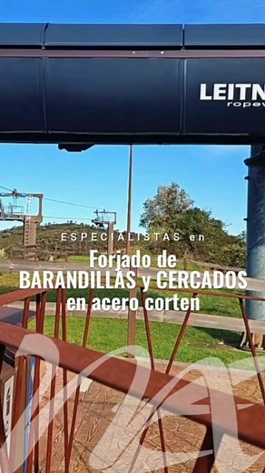 ESPECIALISTAS EN FORJADO DE ACERO CORTEN. UNA SOLUCIÓN ELEGANTE, DURADERA E INTEGRADA EN EL PARQUE DE LA NATURALEZA DE CABÁRCENO. Metaltres se enorgullece de mostrarles una serie de proyectos y estructuras forjadas para un entorno tan emblemático como Cabárceno. El video es testimonio de nuestra maestría en Acero Corten, el material elegido por su excepcional resistencia a la corrosión y su integración cromática con el paisaje. Hemos forjado e instalado cientos de metros de barandillas, pasamano