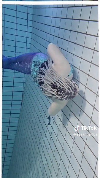 mermaid swimming underwater #mermaid #mermaidlife #realmermaid #mermaidtail #merfolk #merfolkoftiktok #autism #transgender #magical