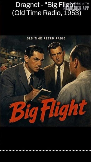 Dragnet - "Big Flight" (Old Time Radio, 1953) | Dragnet | Old Time Radio