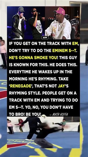 Math Hoffa Warns Rappers About Collaborating With Eminem #Eminem #HipHop #RapTalk #shorts
