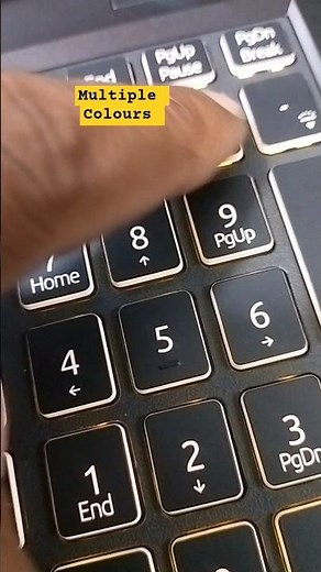 Acer Aspire A715 Series Laptop Keyboard Backlight Multiple Colours Control#macnitesh#keyboardtricks