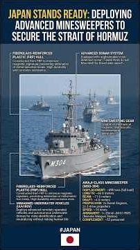 Japan's Awaji-Class Minesweepers in the Strait of Hormuz
