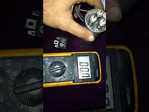 طريقه اختبار كابستور التكييف/ كيف اختبار مكثف ألمكيف