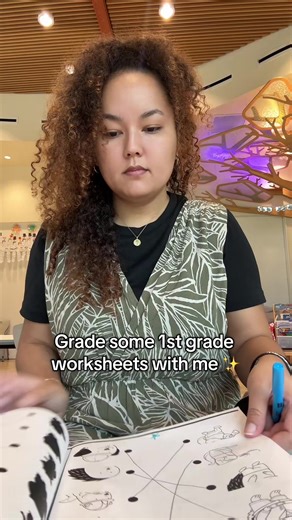 Grading First Grade Worksheets with a Fun Twist